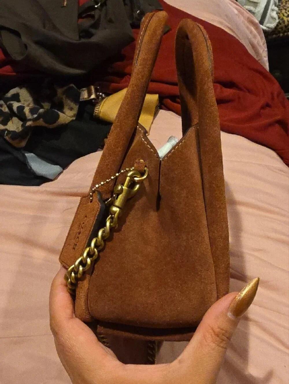 Coach Clay Suede Mini Alana